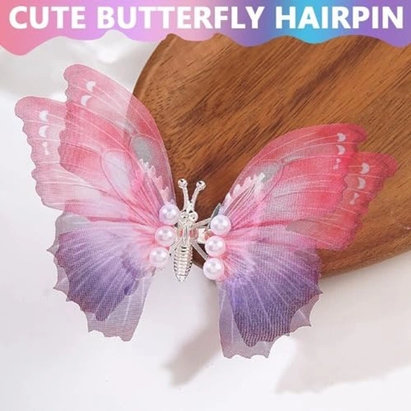 Fairy Spirit Dynamic Tulle Butterfly Car Sticker, High-end Edge Sticker for Photography, Stylish and Good-looking Car Accessory Home Decor pack of 10