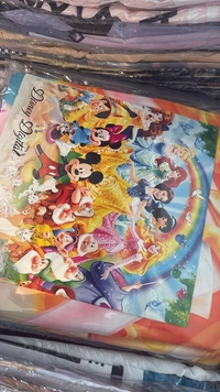 Premium quality Disney brand digital print kingsize bedsheets available in 11 beautiful prints Size 250*270 cms
