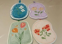Many more designs in hand towel Size approx 25 cms Premium quality each moq 2 Theme you can choose like fruit, coffee, etc Design random only