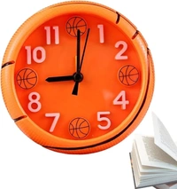 New alarm clock in stock Battery operated Basketball and football theme - basketball