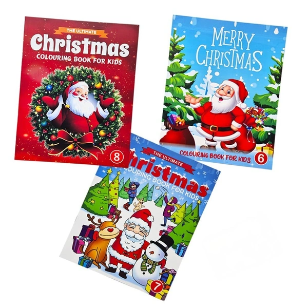 Christmas theme coloring books
