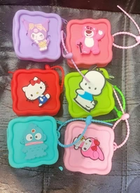 New premium quality silicon kuromi pouches in stock packs of 12