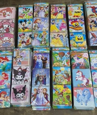 New puzzles in stock 3 puzzles in every card Back side coloring can be done packs of 12