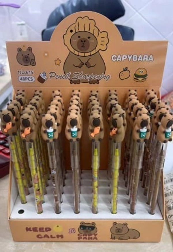 New lead pencils in capybara n naruto theme 48 pcs in each box - Capybara