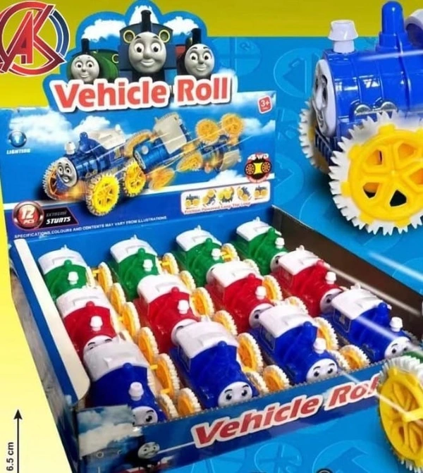 Vehicle roll toy Box of 12 pcs