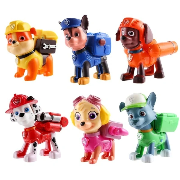 Paw patrol figure set of 6