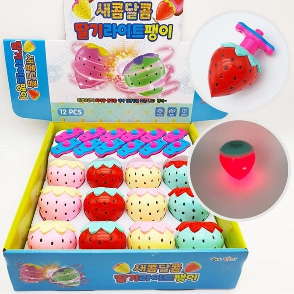 New strawberry and pineapple theme led flashing top Color random only