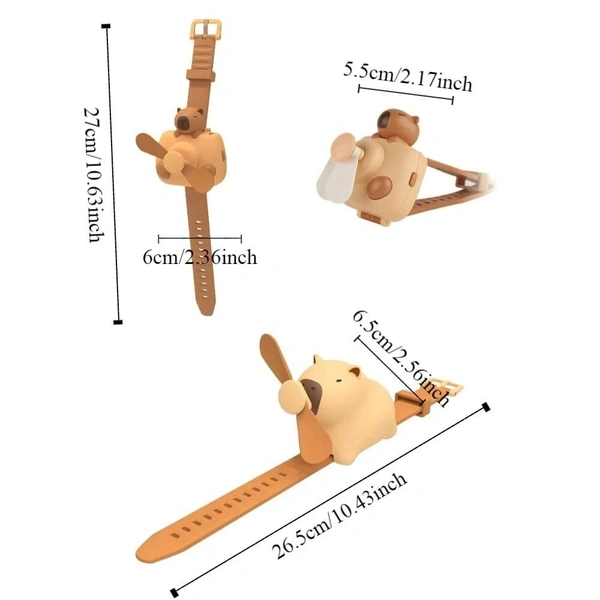 3 Speeds Portable Cute Watch Fan Watch Small Usb charging