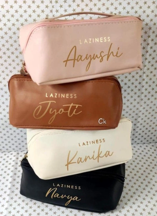 Large Cosmetic Bag For Women Pu Leather Make Up Pouch Portable Washbag Travel Toiletries Organizer Storage Luxury Brand Hangbag