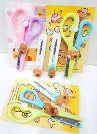 Scissor with cutter Bear and kuromi theme available