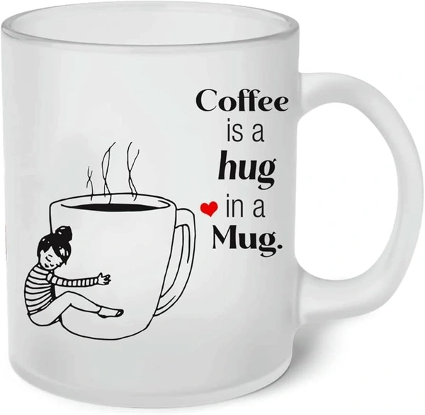 New frosted glass mugs Customised 