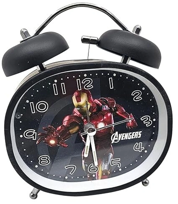 Avengers theme premium quality metal alarm clock.