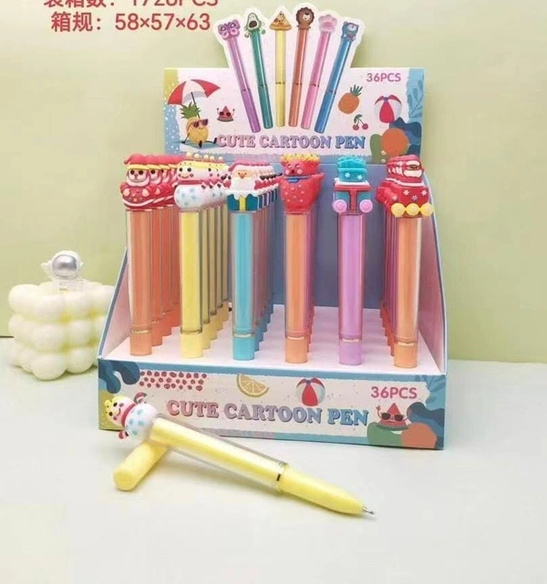 Cute cartoon theme Christmas pens