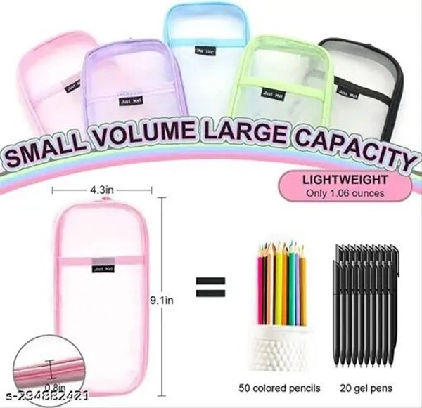 Premium quality mesh pencil pouches