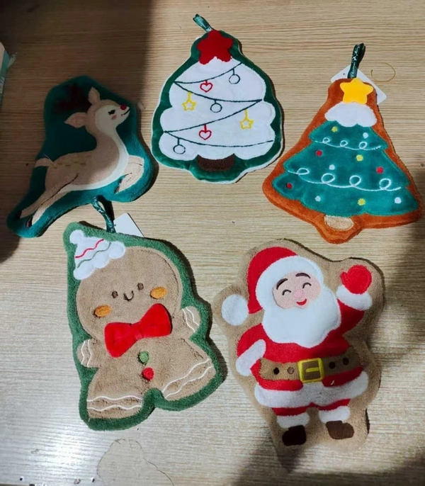 New christmas theme hand towel