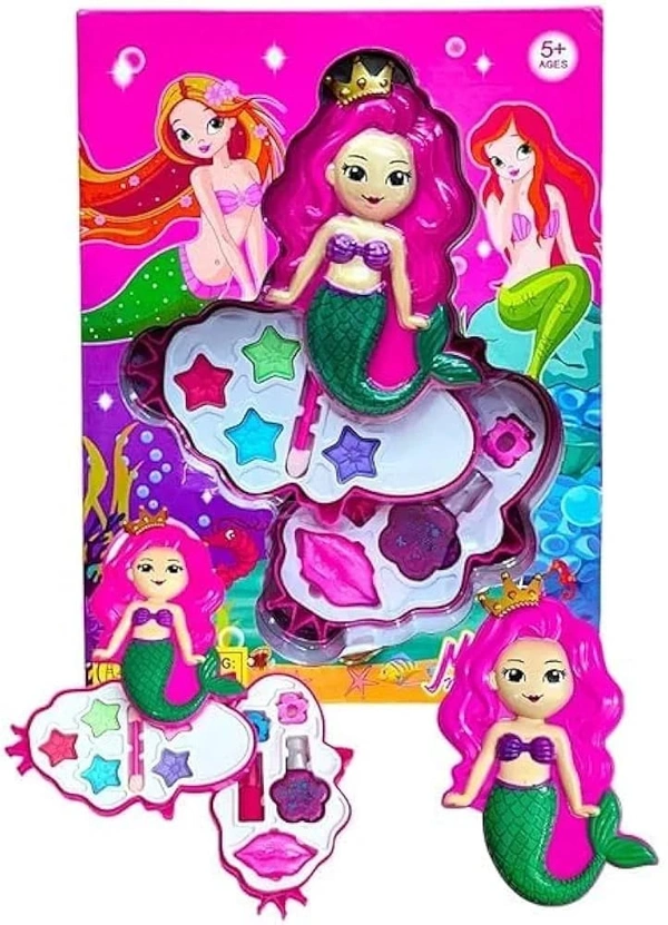 New mermaid theme makeup kit for girls  