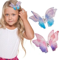 Fairy Spirit Dynamic Tulle Butterfly Car Sticker, High-end Edge Sticker for Photography, Stylish and Good-looking Car Accessory Home Decor pack of 10