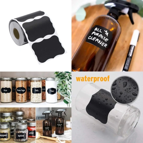 Chalkboard label sticker roll