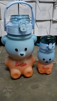 New teddy bottle combo of 2. Color random only Plastic bag free