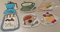 Many more designs in hand towel Size approx 25 cms Premium quality each moq 2 Theme you can choose like fruit, coffee, etc Design random only