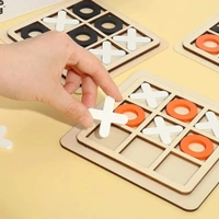 Tictac toe game wooden