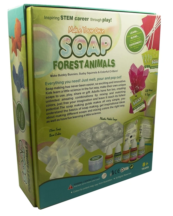 Make your own soap forest animals