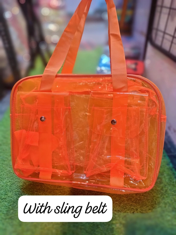 Most demading neon sling bags with two front pockets in stock now Use it for tuition, picnic, swimming and more Premium quality