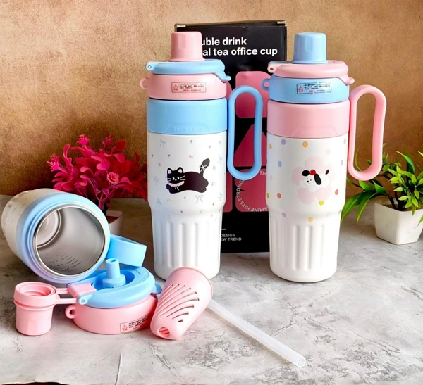 New stainless steel insulated sipper with infuser 700 ml