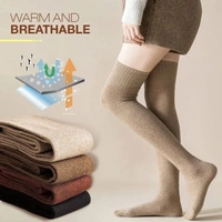 Warm woolen long socks Free size
