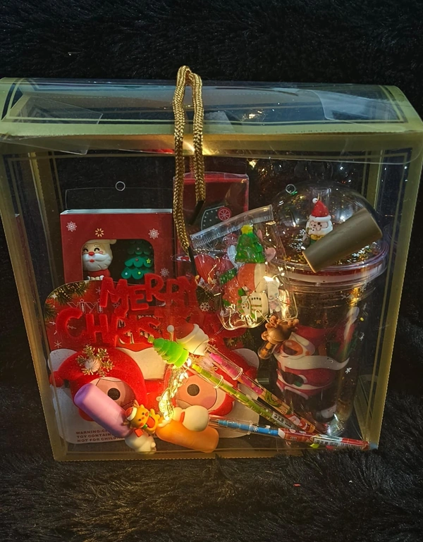 New hc Christmas hamper in a acrylic box