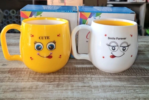 300 ML HEAVY PLASTIC CHARACTER MILK MUG FOR KIDS