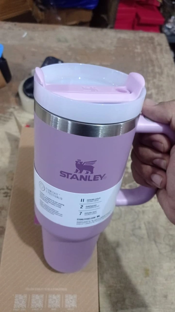 Imported stanley Printed tumblers 1200 ml in solid colours - Shocking Pink