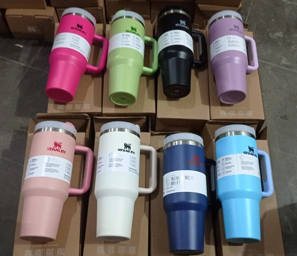 Imported stanley Printed tumblers 1200 ml in solid colours - Pink