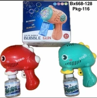 Colored bubble gun Battery operated  (not included)