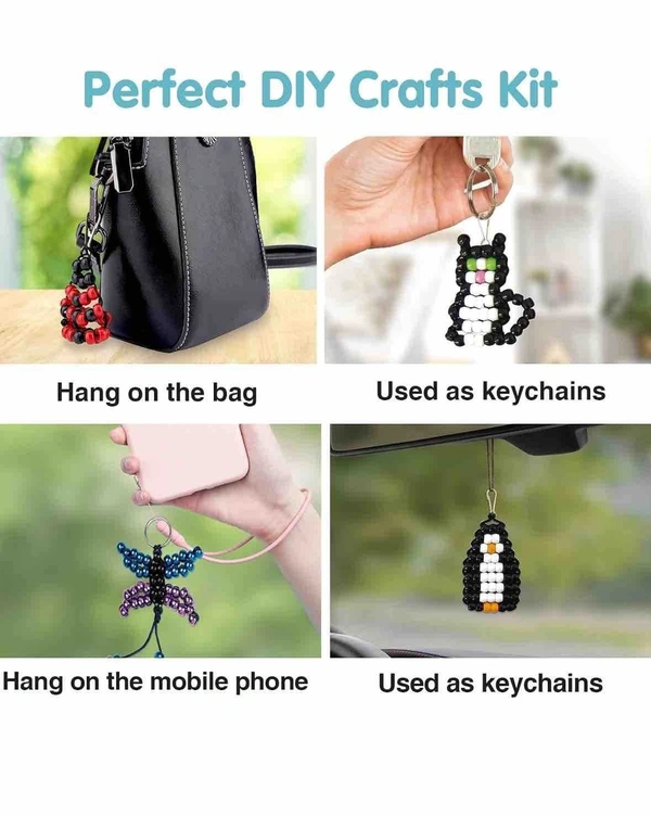 Perfect diy craft keychain kit 