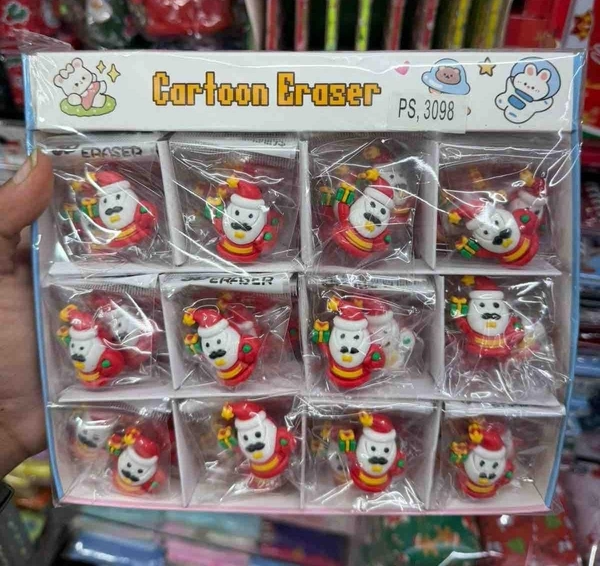 Mini santa eraser
