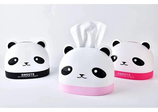 New arrival Panda tissue box