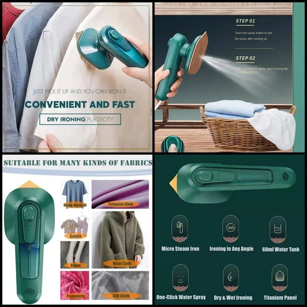 Portable steam iron 
