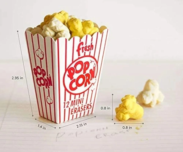 New popcorn eraser cum pencil topper