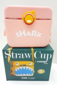 New trending sipper bottles in shark n duck theme Plastic Material Premium quality
