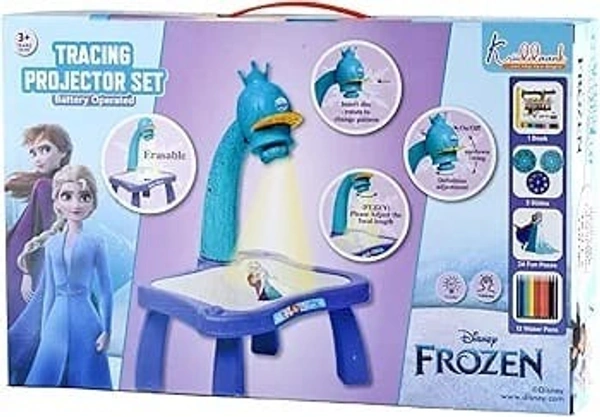 Drawing Projector Toy Set Child Learning Painting Desk with Smart Projector Table Top Projector Drawing Painting