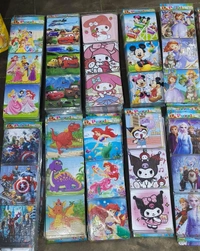 New puzzles in stock 3 puzzles in every card Back side coloring can be done packs of 12