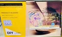 Acrylic luminescent writing  board Size 20*30 cms Limited stock