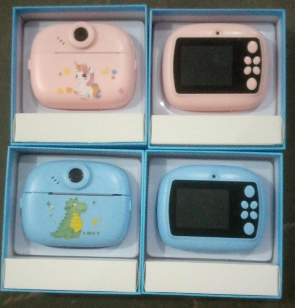 Unicorn and dino printed click and print camera 