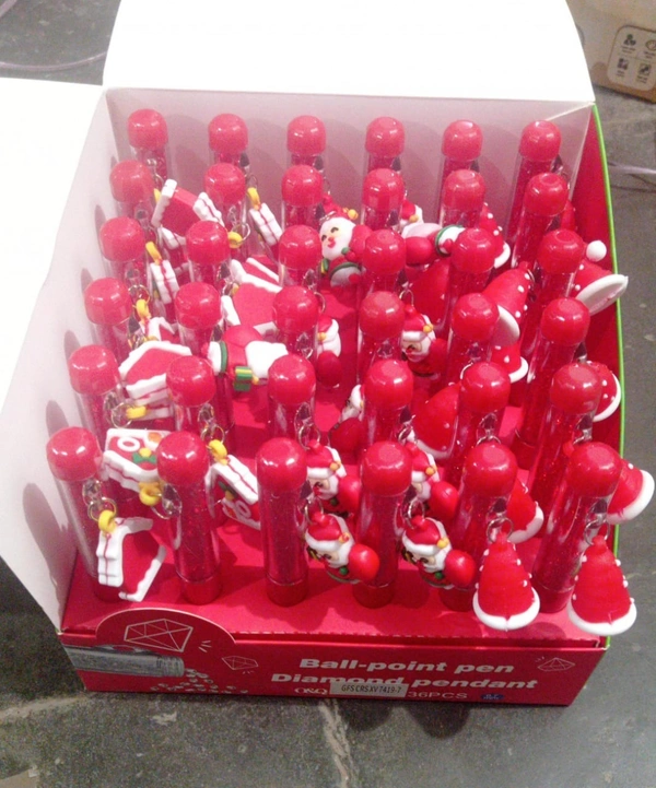 New Christmas theme hanging charms pens