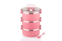 New 3 layer steel tiffin for adults
