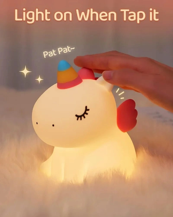 Premium quality unicorn silicon lamp