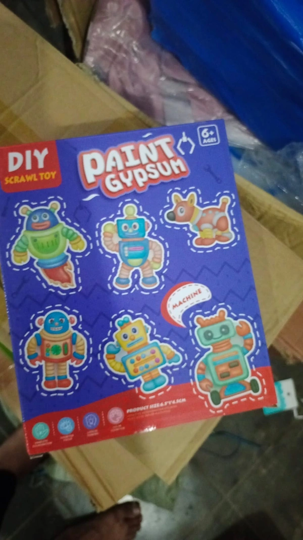 Diy gypsum painting fridge magnets kits