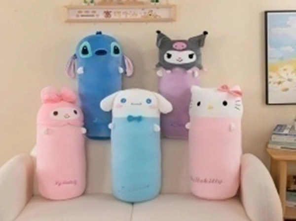 New premium quality cylinder shaped kuromi soft toys 60 cms