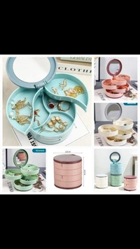 4 layer revolving jewellery organiser